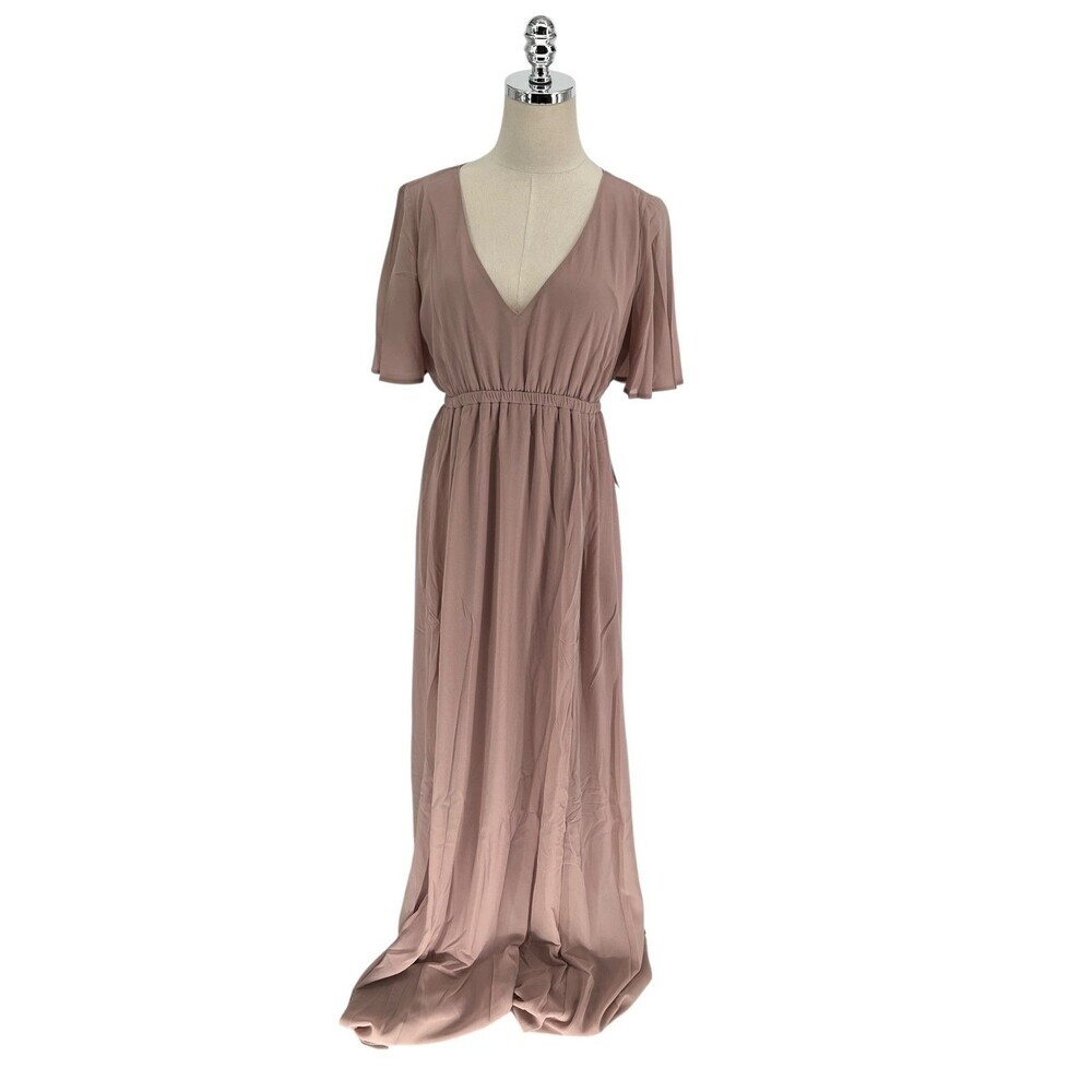 Show Me Your Mumu Gown Dress Pink Mauve Women's Size M